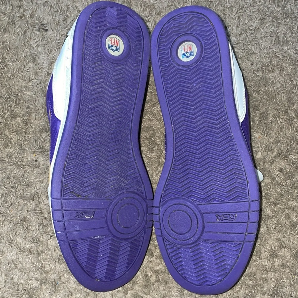Reebok x NFL Minnesota Viking purple gold white mens sneakers - Picture 10 of 14